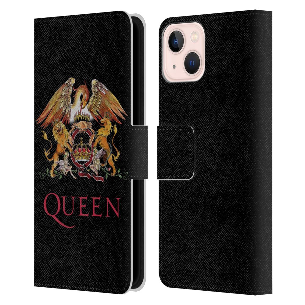 QUEEN クイーン (初来日50周年 ) - Crest レザー手帳型 / Apple iPhoneケース - PGS